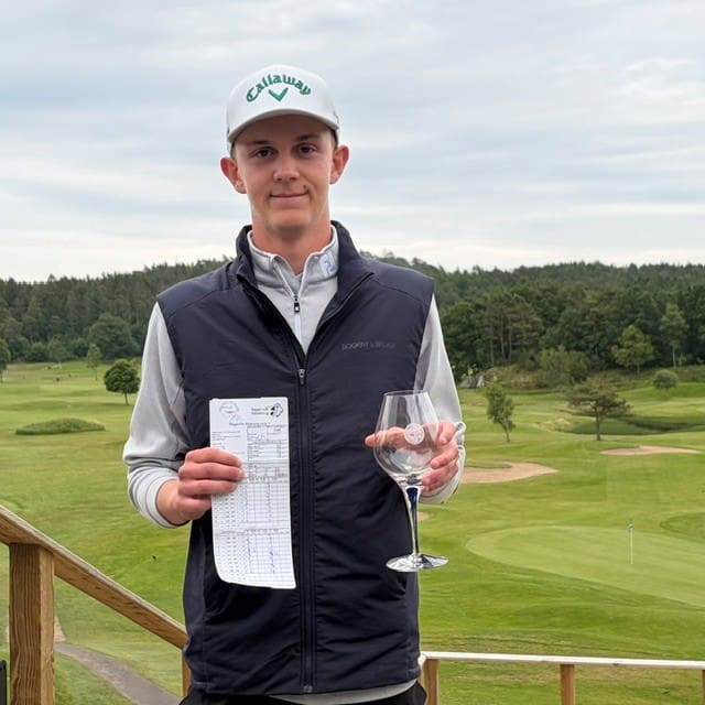 Emil berg, Albatross på hål 11 (2 i på vårt par 5 hål)